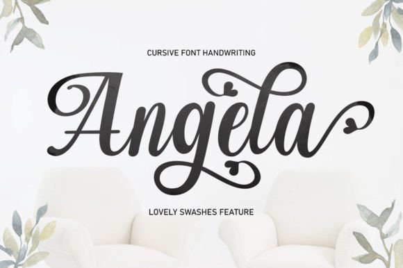 Angela Story: A Refined Script Font for Digital Branding