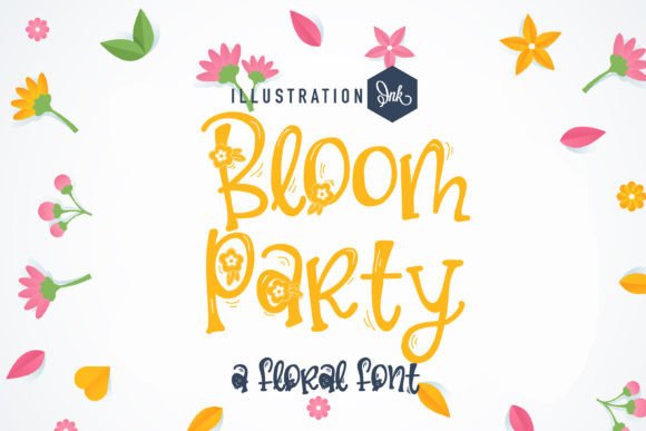 Bloom Party: A Handwritten Font for Nature-Inspired Brand Moments