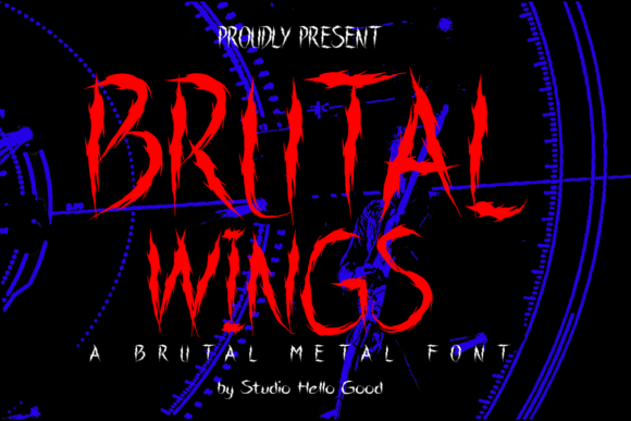 Brutal Wings Font: A Bold Display Typeface for Memorable Branding