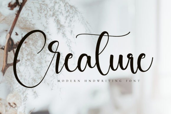 Creature: A Handwritten Font That Elevates Real Branding
