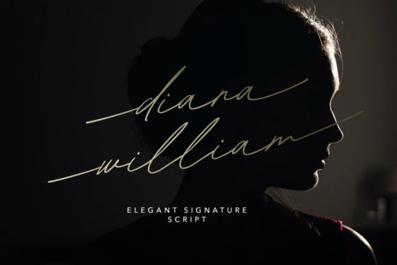 Diana William: A Handwritten Script Font for Crafters & Sellers