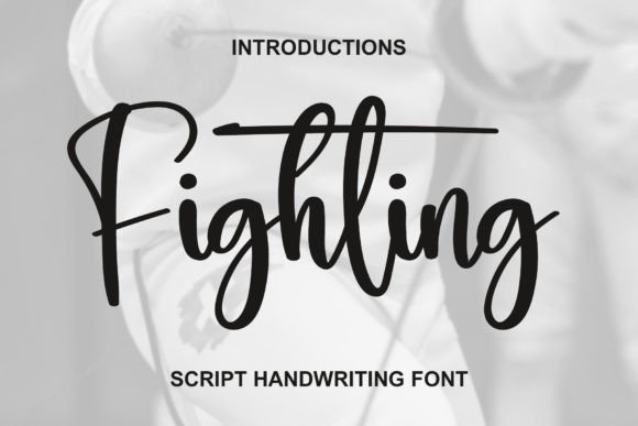 Fighting Font: A Handwritten Script with Real Branding Charm
