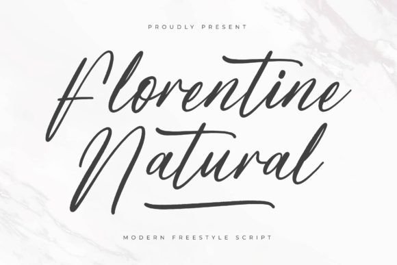 Florentine Natural: A Handwritten Script Font That Elevates Digital Branding