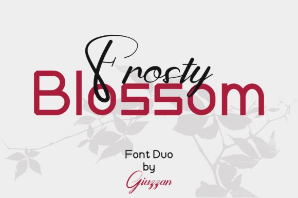 Frosty Blossom Font Duo: A Playful & Polished Pair for Handmade Creators