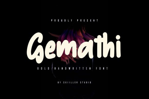 Gemathi: A Bold Handwritten Font for Digital Branding