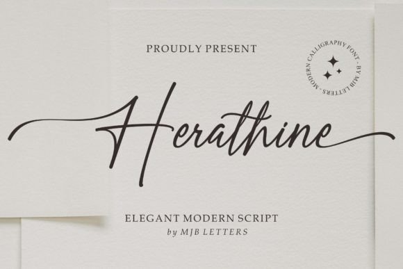 Herathine: A Refined Script for Real Brand Work