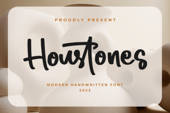 Houstones: A Modern Script Font for Digital Branding