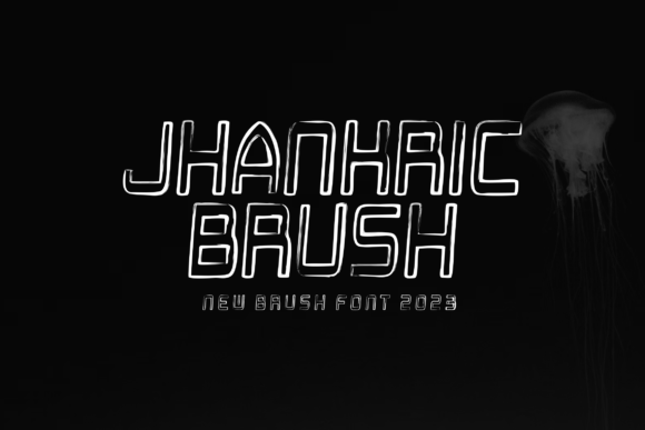 Jhankric Brush: A Playful Display Font That Cuts Through the Feed