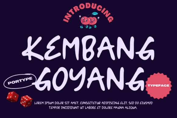 Kembang Goyang: A Script Font That Moves Your Message