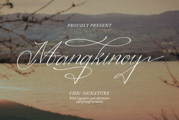 Mangkinoy: The Elegant Script Font That Elevates Brand Messaging