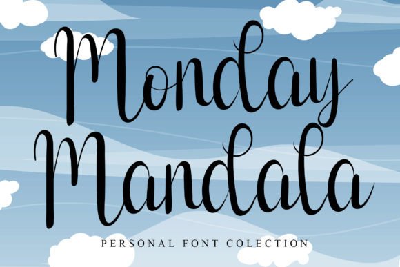 Monday Mandala: A Premium Script Font for Scroll-Stopping Brand Content