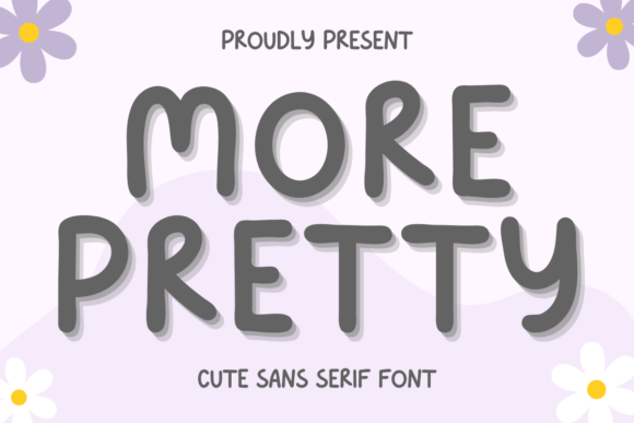 More Pretty: A Playful Handwritten Font for Authentic Branding