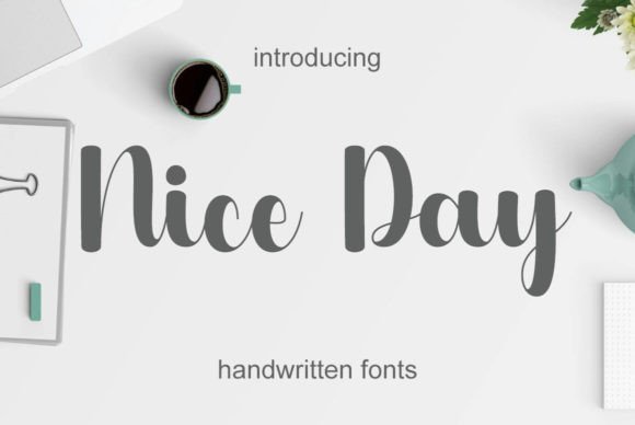 Nice Day: A Fresh Script Font for Modern Brand Identity