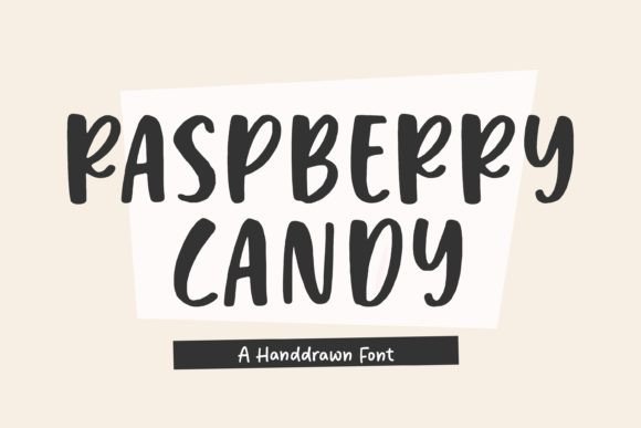 Raspberry Candy: A Friendly Handwritten Font for Warm Brand Identities