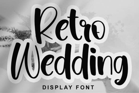 Retro Wedding Font: Elegant Handwritten Charm for Makers