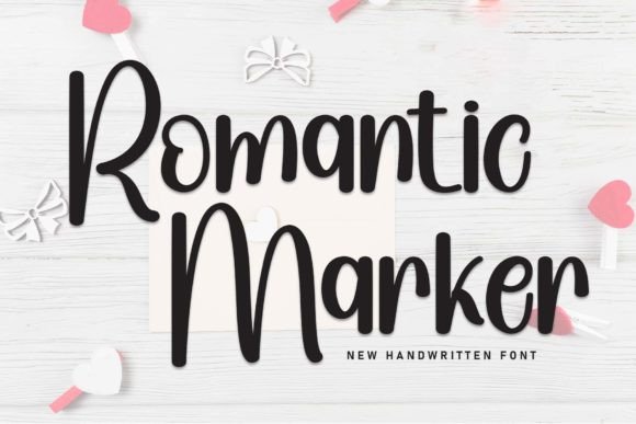 Romantic Marker: A Handwritten Font That Feels Like a Warm Hello