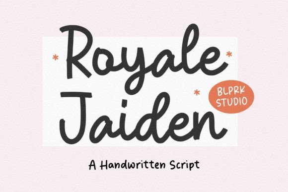 Royale Jaiden: A Handwritten Script Font That Earns Its Place in Real Campaigns