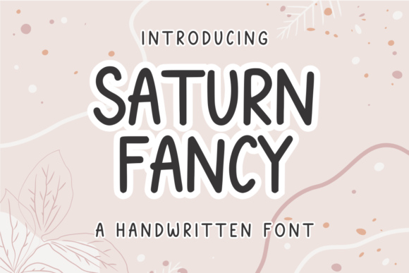 Saturn Fancy: A Handwritten Font for Editorial Charm