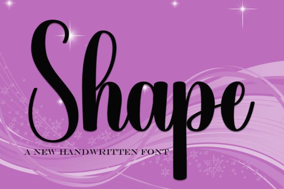 Shape: A Sweet, Friendly Handwritten Font for Your Brand