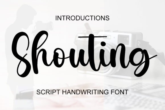 Shouting: A Festive Script Font for Editorial Joy