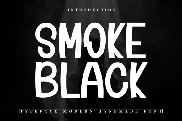 Smoke Black Handwritten Font for Crafters & Sellers