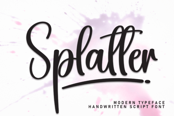 Splatter: A Refined Handwritten Font for Brand Moments That Matter