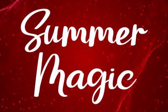 Summer Magic: A Premium Script Font That Elevates Your Brand