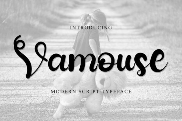 Vamouse: A Refined Script Font for Campaign Headlines & Brand Moments