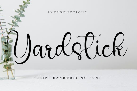 Yardstick: A Modern Calligraphic Font That Earns Its Space